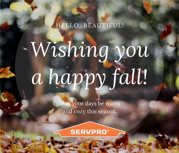 A message welcoming the fall season